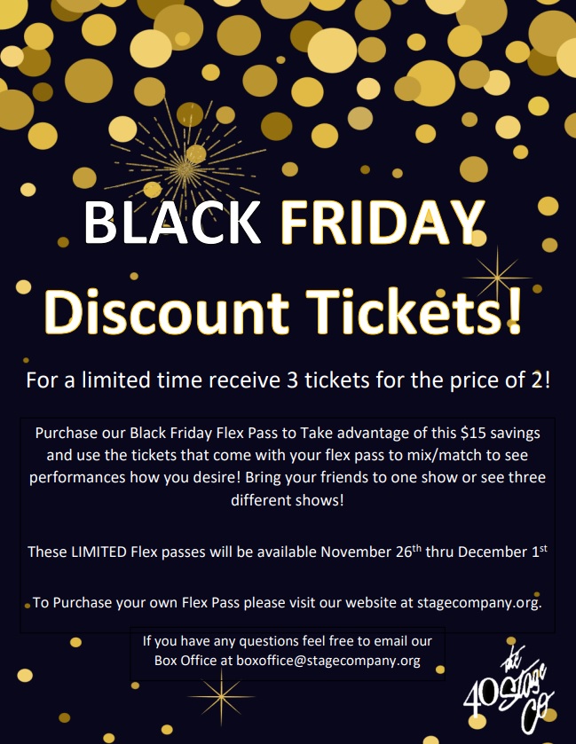 Black Friday Flex Pass Flyer